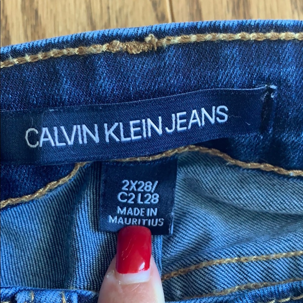 Calvin Klein skinny jeans size 2
